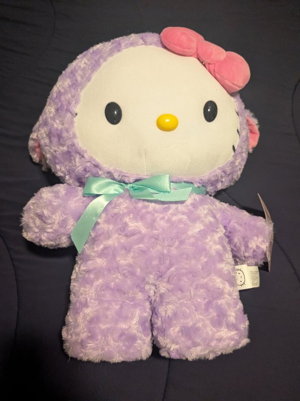 24" Hello Kitty Easter Purple Lamb Sheep Greeter NWT Sanrio